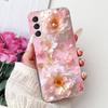 For Samsung Galaxy A24 4G Case SM-A245F Cover Fashion Flower Marble Soft Silicone Phone Covers For Samsung A14 A34 A54 5G Fundas