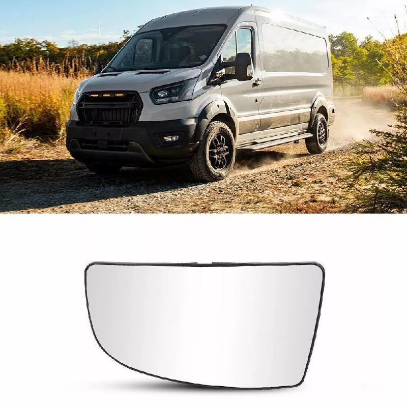 Abs Material Replacement Rearview Mirror Glass For Ford Transit Mk8 V363 Heated
