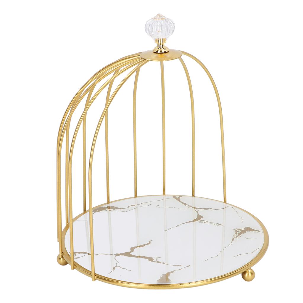 Countertop Organizer Cosmetics Storage Shelf Rack Home Decoration for Bathroom Bedroom White Bottom