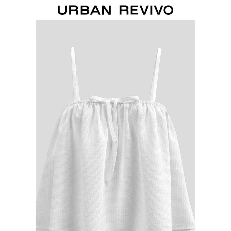 UR Women's Pleated Textured Butterfly Tie-Strap Camisole