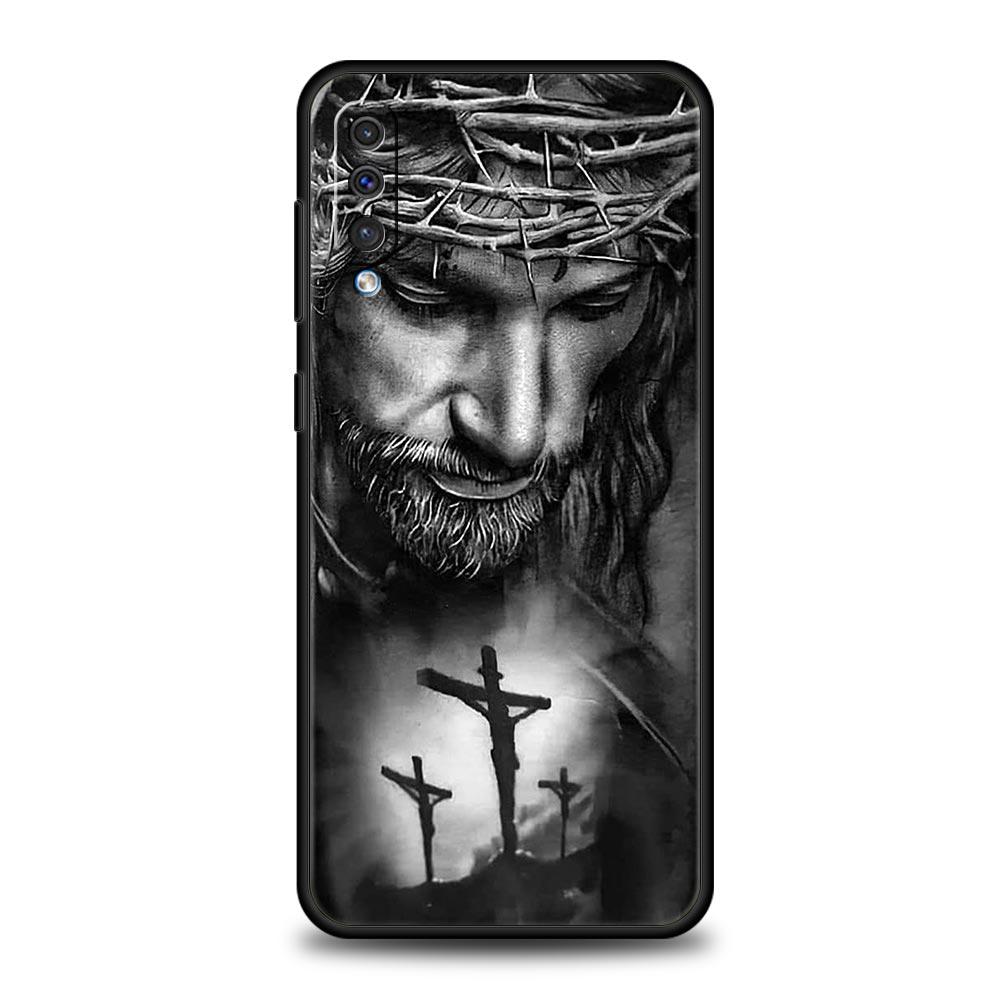 Faith Christian Religious Jesus Clear Phone Case For Samsung A56 A36 A26 A34 A17 A16 A06 A14 A12 A54 A72 A52 A50 A40 A32 Cover