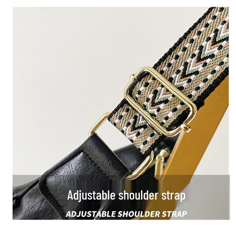 Korean Style Soft Leather Niche Women's Casual Crossbody Dumpling Bag