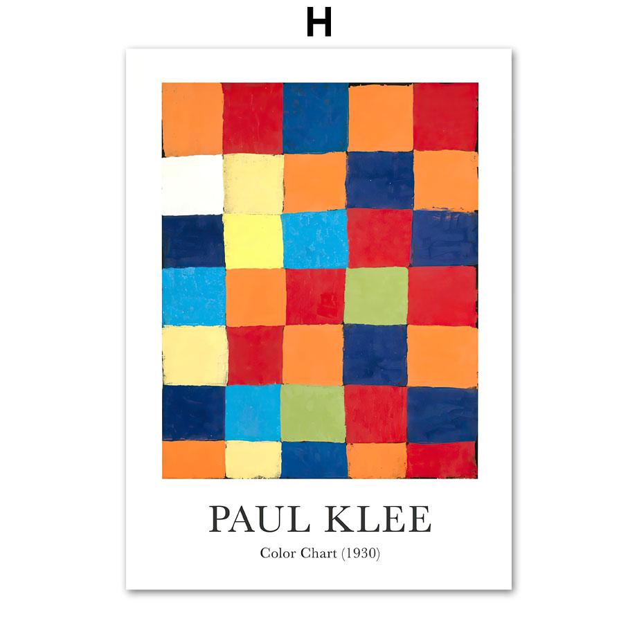 Abstract Colorful Paul Klee Posters And Prints Vintage Eclectic Gallery Wall Art Canvas Painting Modern Living Room Home Decor