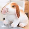 Lovely Fluffy Lop -Eared Rabbits Plush Toy Baby Kids Appease Dolls Simulation Long Ear Rabbit Pillow Kawaii Xmas Gift
