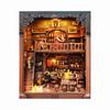 NOUVEAU Vieille taverne Poupée en bois Maison de poupée Miniature Modèle 3D à assembler avec kit de meubles Jouet DIY Cadeau pour Enfants & Adultes Casa
