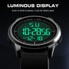 GOLDEN HOUR Minimalist Metal Sports Waterproof Digital Wide Viewing Angle Rubber Unisex Watch Men's Watch, Ultra-Thin Design, Case, Watch, Display,