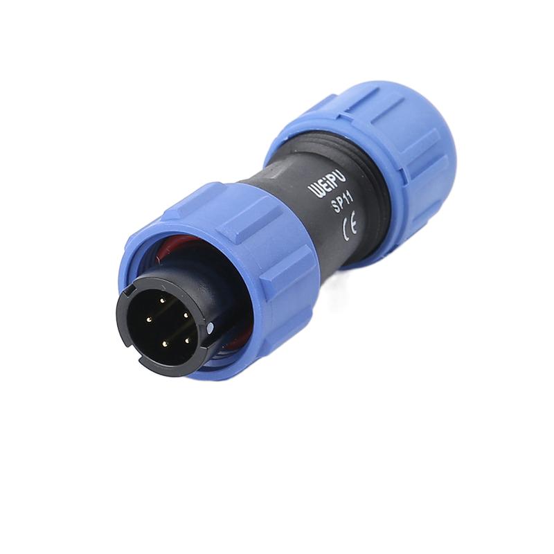 WEIPU SP11 SP1110/P SP1110/S IP68 Low Voltage 2 3 4 5 Pin Electronic Connector Waterproof DC AC Power Cable Wire Adapter LED