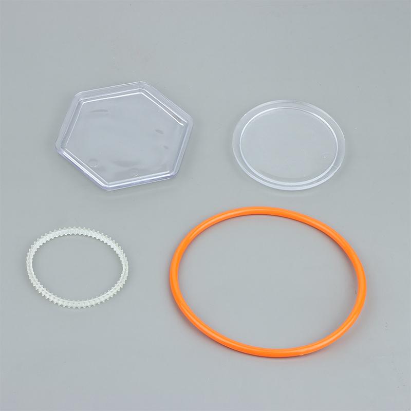 Rotary Tumbler Replacement Rubber Roller Belt Jewelry Polisher Seal Bucket Lid Kt6808 Finishing Machine Repair Accessory