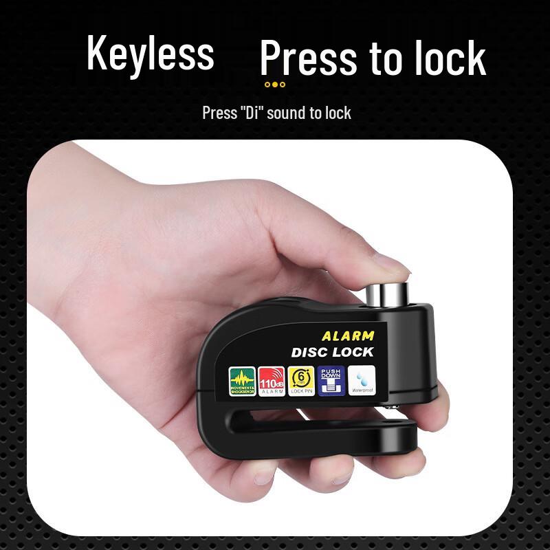 Bicycle Disc Brake Alarm Lock