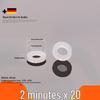 4-Point Silicone Water Heater Gasket - 1 Inch/6-Point Rubber Washer for Pipes and Meters