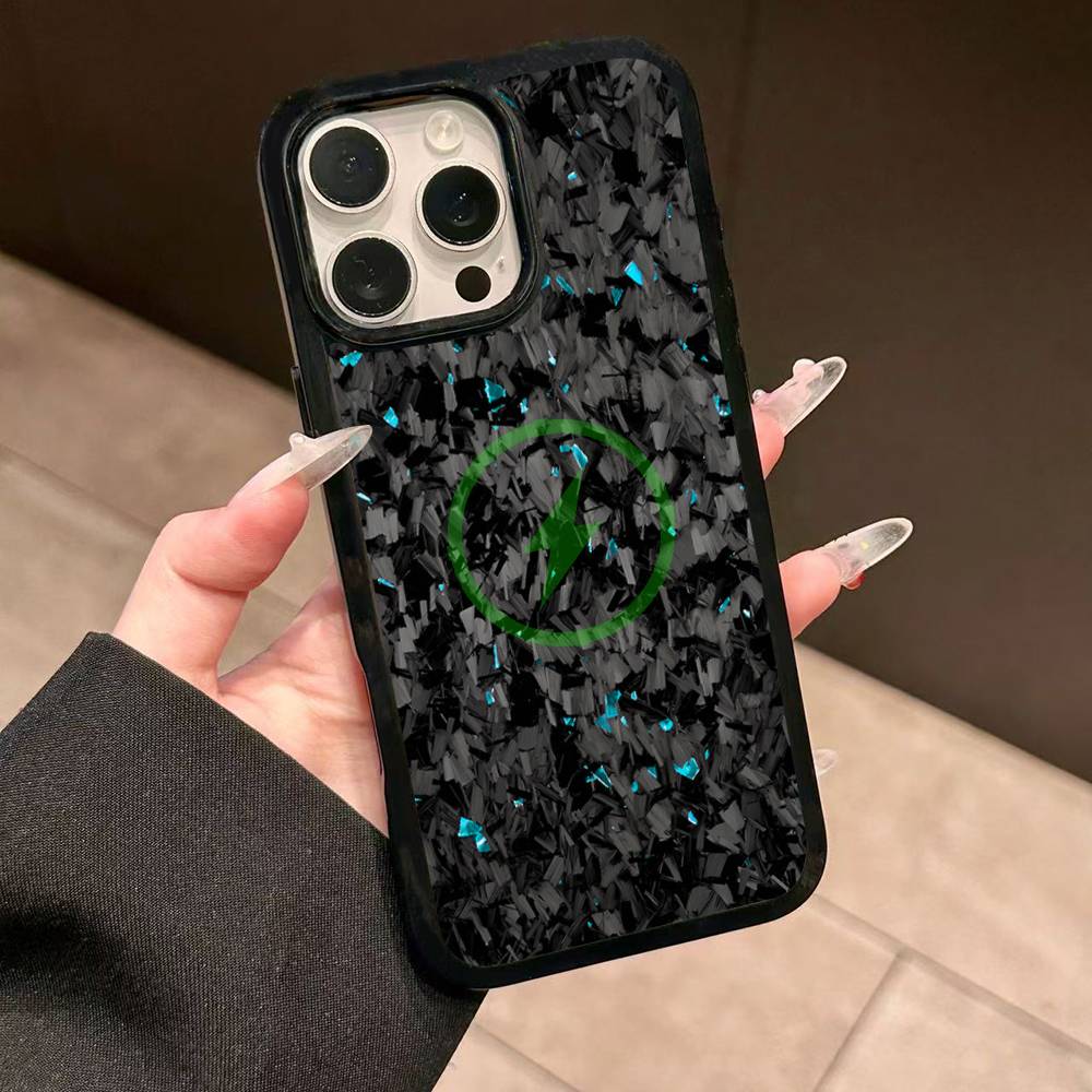 Závodní materiál APEX CARBON FRAGMENT Magnetický kryt Pro IPhone 17 16 14 13 12 11 15 Pro Max Plus Bezdrátové nabíjení Kryt na telefon