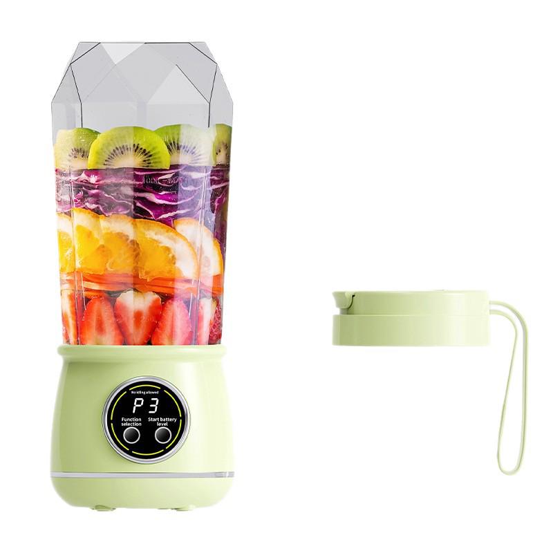 Rechargeable Double Cup Juicer & Ice Crusher for Camping and Travel