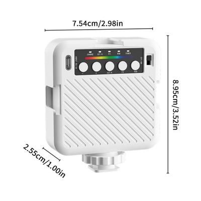 Portable LED Camera Fill Light Metal Shell with Adjustable Color Temperature for Home Studio for Professional Setting