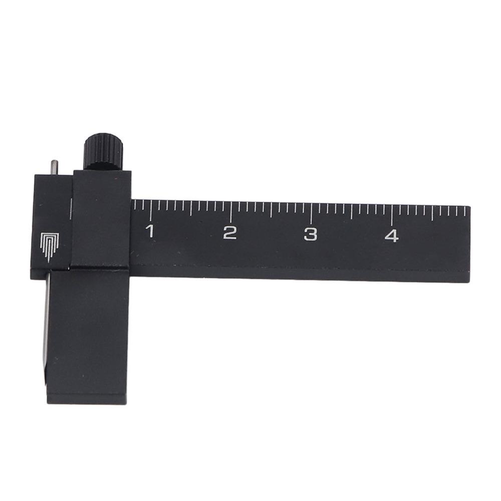 Tungsten Steel Blade Model Carving Ruler Adjustable Scribing Ruler  Model Crafting