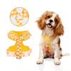 Vintage Plaid Dog Harness Leash Set Comfort Breathable Adjustable No-Choke Pet Vest for Small Medium Dogs Pechera Para Perro