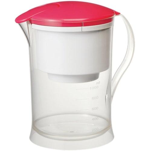 Kakusei Alpha Oil Pot, 0.8L, with High-Performance Activated Carbon Cartridge, Pink