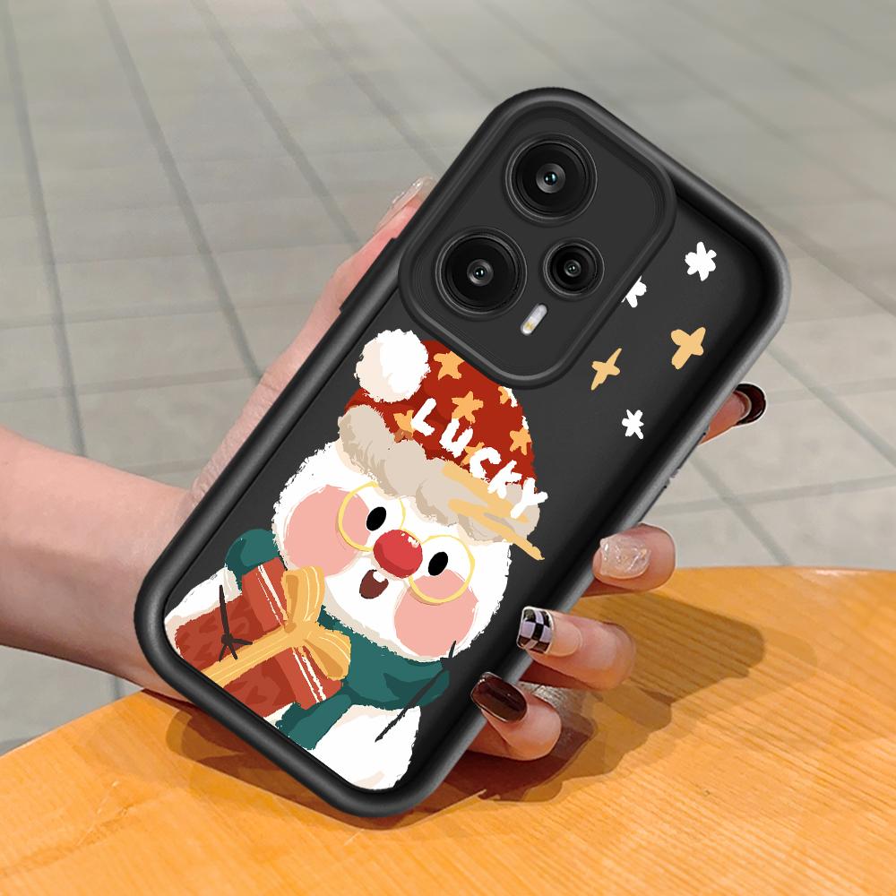 Model de imprimare cu scară pătrată din silicon moale Carcasă pentru telefon Acoperire completă Cameră cu protecție antișoc Carcasă din cauciuc pentru Xiaomi Redmi