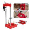 Ulable Aluminum Alloy Woodworking Drill Locator with Scale Adjustable Positioning Hand High Precision Woodworking Drilling Portable and Easy to