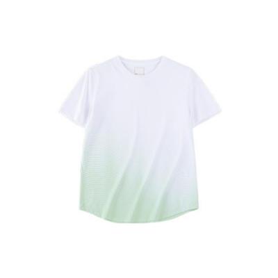 SS23 Round Neck Casual Gradient Short Sleeve Fitness Shirt Women Tops 162320143-1
