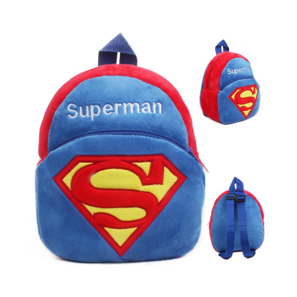 Kids Unisex Cute Cartoon Shape Soft Plush Backpack Large Capacity Travel Bag School Bag