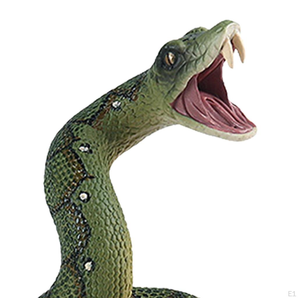Toy Animal Figurine Python Toys Tricky Creepy Scary Jokes Artifical
