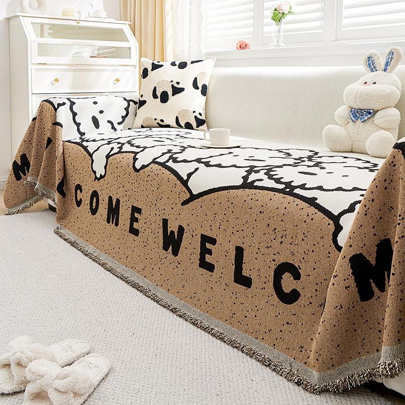 Chenille Anti-Scratching Sofa Cover All-Inclusive Universal Cover Ins Style Thickened Sofa Towel Full Cover Cloth Non-Slip Cushion Blanket