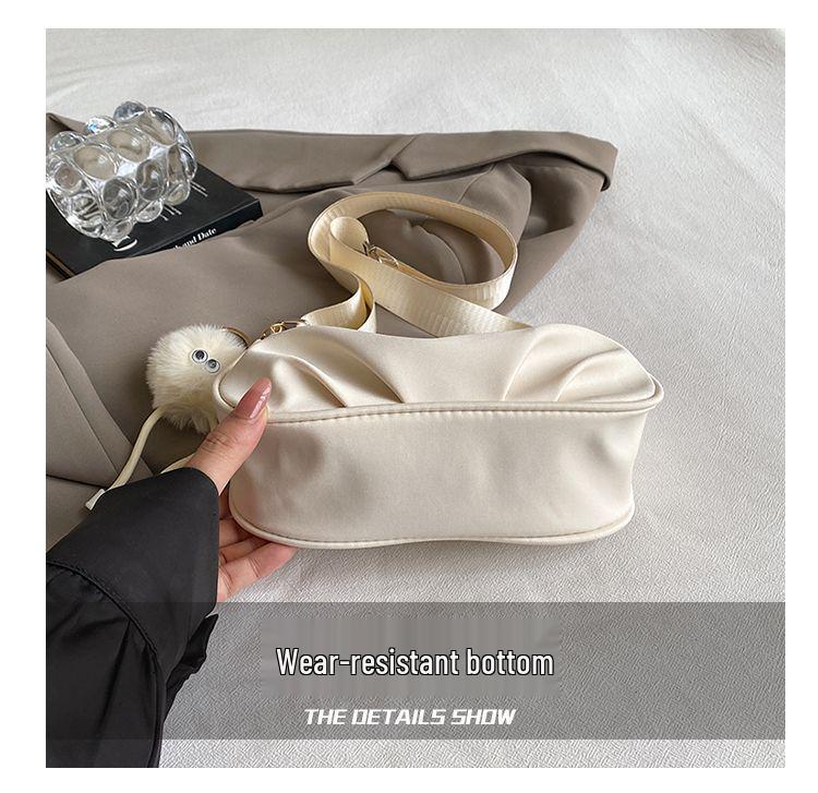 Trendy Women's Small Handbag - 2025 Summer Fashion Crossbody & Shoulder Dumpling Bag for Work & Commute