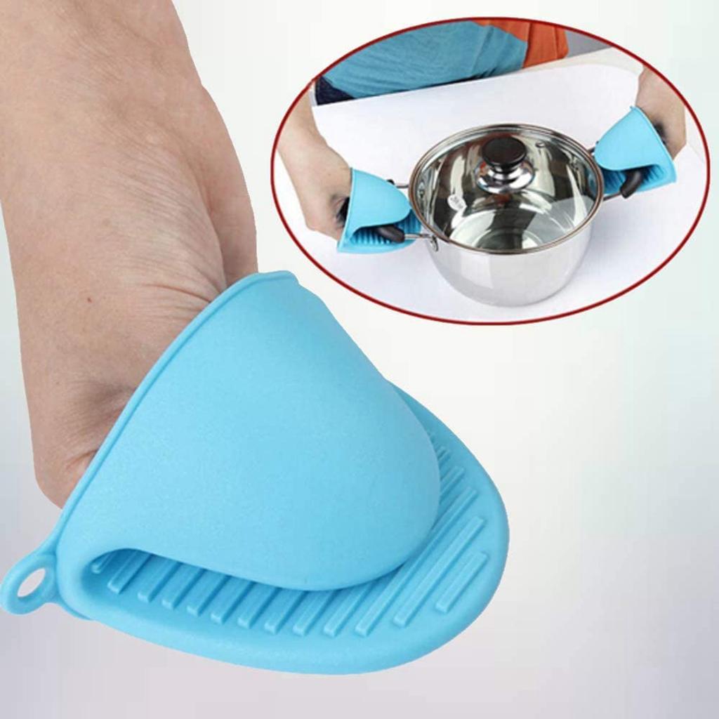 4 Piece Set Of Silicone Hot Handle Silicone Pot Handle Cover Insulation Cover Thickened Combination Pot Handle