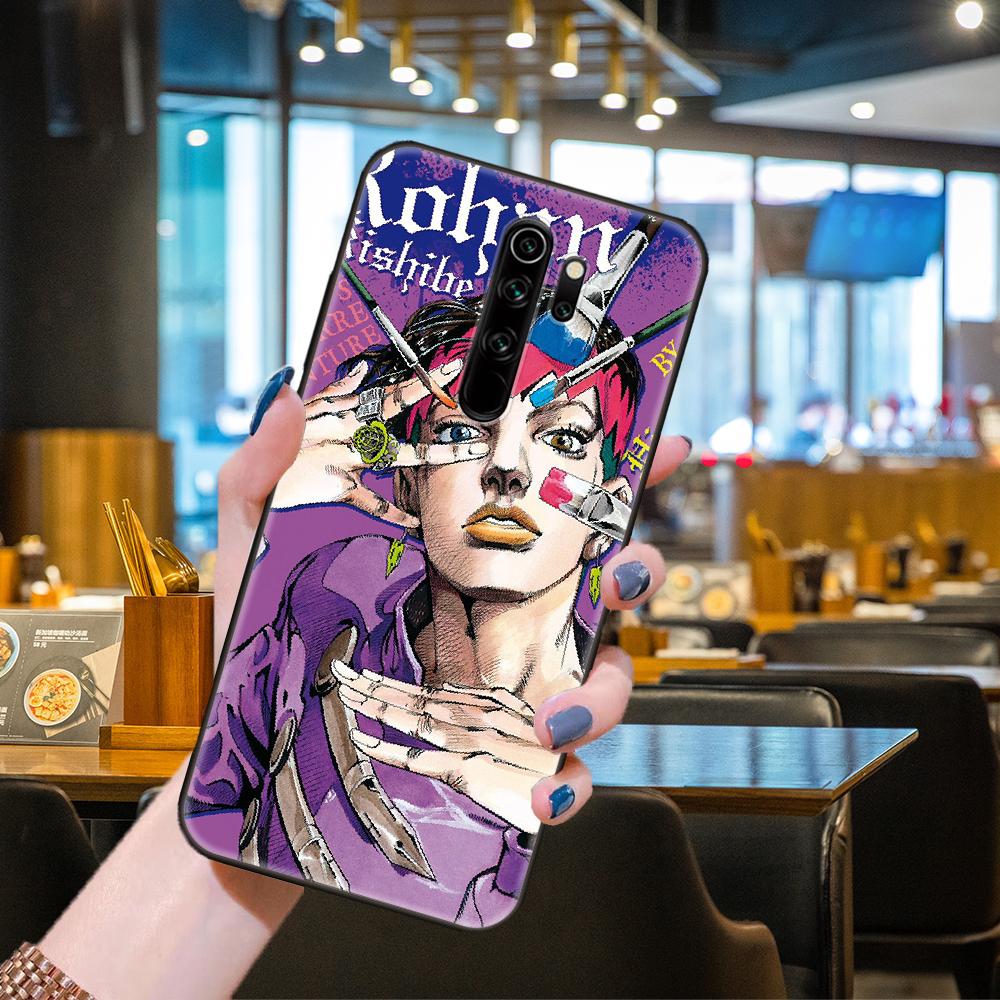 

Чехол для телефона Xiaomi Redmi 6 7 8 9 A Pro Redmi Note 10 Pro 5G 8 8T 9 9S 7 6 5 Pro, черный чехол «Невероятные приключения Джоджо» Redmi 7A