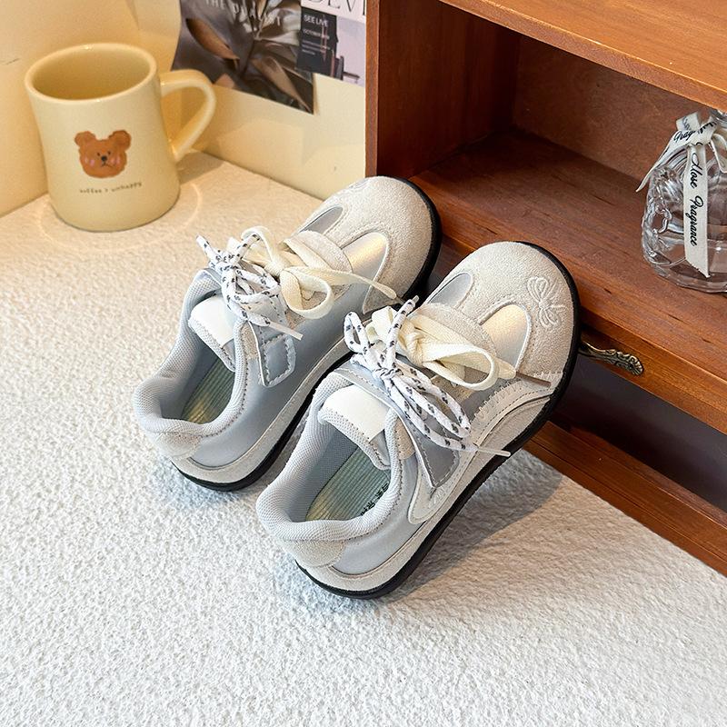 

Girls Shoes, Children s Sports Shoes with Soft Soles, Velcro Fastening, Boys Shoes, Platform Shoes 25 срібний
