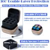 New Design with Hand Strap Insulin Storage Box Space-Saving Design EVA Protection Box 9 Slots Black Storage Container