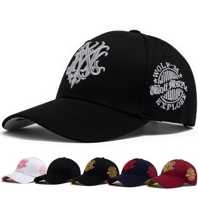 New Men Women Baseball Cap Totem Embroidery Cotton Hip Hop Hat Fashion Visor Sun Snapback Summer Outdoor Casual Caps For Flame
