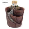 Succulent Flower Pot Ornaments for Decorating Garden Micro-landscapes, DIY Resin Small Flower POTS for Plant Bonsai