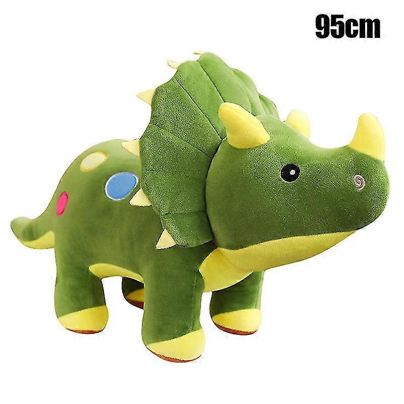 Triceratops Plush Toy Stuffed Dinosaur Plushie Pillow Soft Fluffy Doll Present