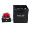 Luxury Rose Preserved Flower Jewelry Gift Box with Drawer for Valentine's Day