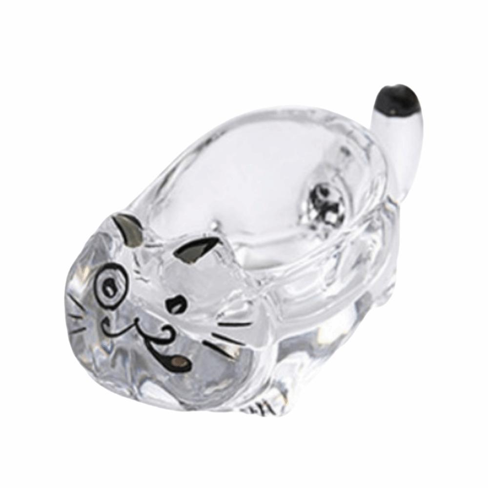 Glass Seasoning Dipping Dish Transparent Glass Dipping Saucer Cute Sauce Dishes Home Kitchen Style 3