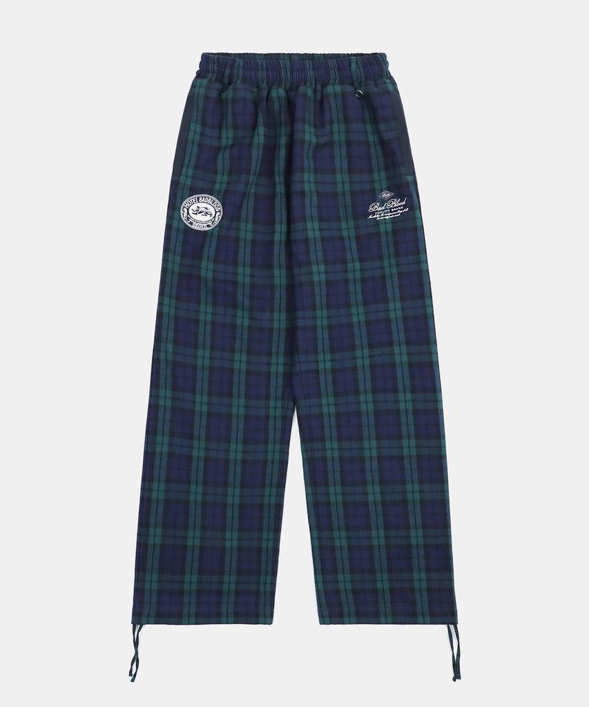BADBLOOD Classic Check 2-Way Jogger Trousers - Green