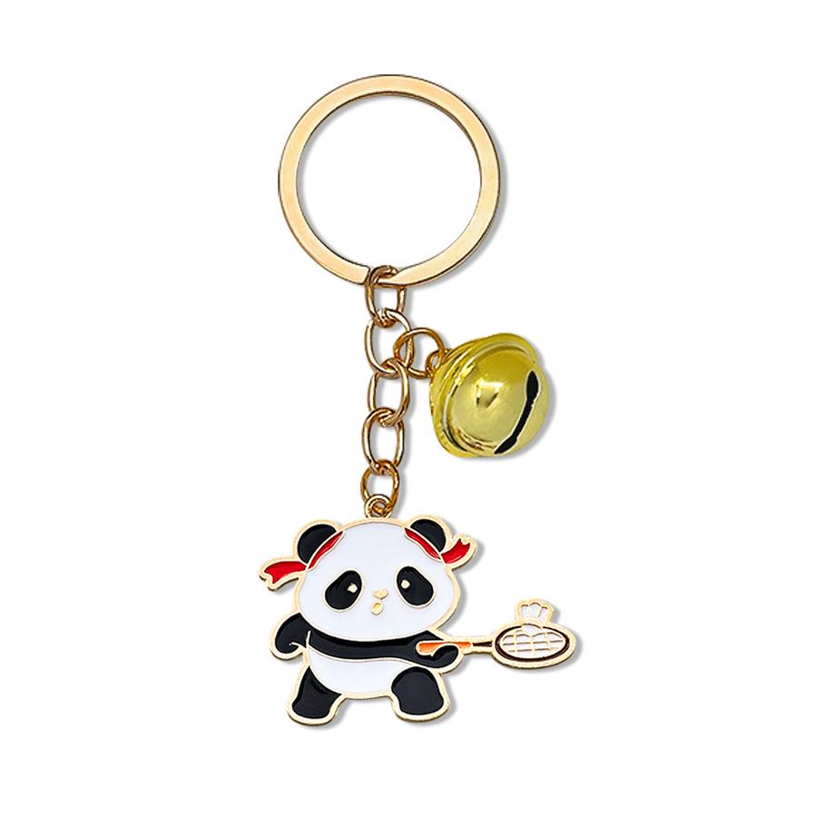 Cute Panda Keychain Pendant - Chinese Style Bag Charm & Earphone Case Accessory Gift