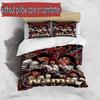 3pcs Duvet Cover Set (1*Duvet Cover + 2*Pillowcase, Without Core), Custom Name Michael Jackson Pattern Bedding Set, Home Bedroom Decor Gift