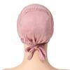 Lace Turban Cap for Women Stretchy Head Scarf Wrap Sleep Hat Elastic Chemo Cap Drawstring Slouchy Skull Cap for Autumn Winter Outdoor Activities
