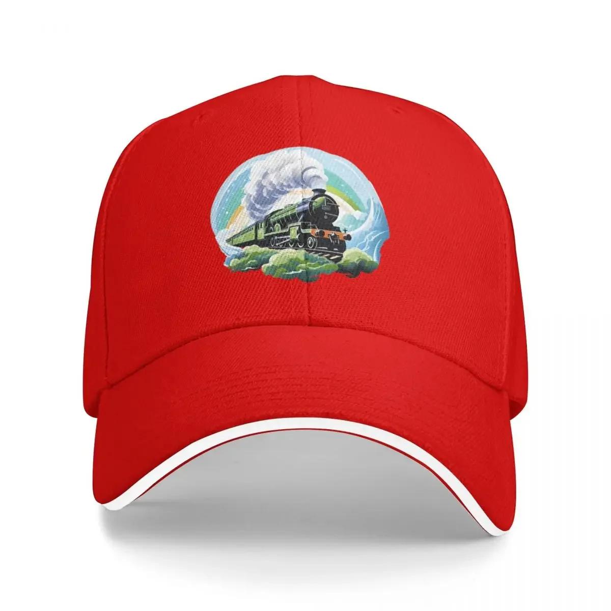 Flying ScotsUnisex Locomotive Train Baseball Cap birthday Designer Hat Hat Luxury Brand Ladies Unisexs