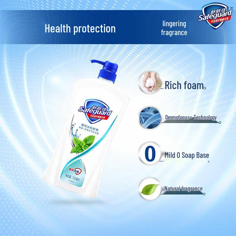 Safeguard Mint Icy Refreshing Shower Gel