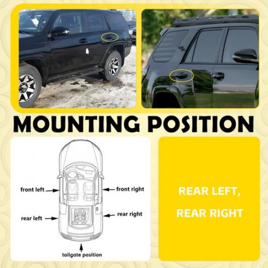 Rear Left Or Right Exterior Door Handle For 2010-2016 Toyota 4Runner Lexus GX460