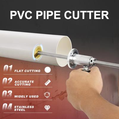Yousheng 1 Satz PVC Innenrohrschneider 7 Zoll Einstellbare Schnitttiefe Hochleistungs-Metall Sanitär PVC Rohr Innen Präzisionsschneidwerkzeuge mit Korn