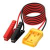 Jumper Cable Clamps for Dewalt/Milwaukee 18V Battery Jump Starter with 3.28FT Cable,Battery Adapter Used To Jump Start a Car