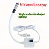 1Pcs Red Night Lamp Eu/Us Plug Laser Infrared Sewing Machine Position Light Magnetic Mounted For Factory Drills Lathes