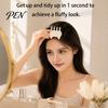 Women Fluffy Hair Tool Electric Heated Volume Clip, Rechargeable Volumizing Clip for Bangs Styling, Styling Gadget Root Lifter Fine Flat Comb
