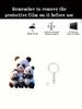 Panda Familie Schlüsselanhänger, Niedlicher und Innovativer Schlüsselanhänger, DIY Geschenk, Rucksack Anhänger Zubehör Multifunktionaler und Einzigartiger Schlüsselanhänger