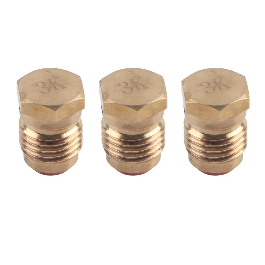 3PCS 3K 3/8-24UNF 3000psi Unified Copper Burst Disk for Paintball Tank Regulator