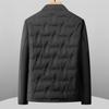 Leichte Herren-Daunenjacke mit Revers - Herbst/Winter Mode 2025, Warm, Große Größen, Business Casual, Lockere Passform Oberbekleidung